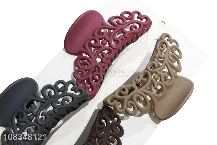 China imports colorful plastic hair claw clips hair accessory
