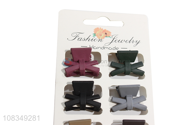 Yiwu supplier plastic hair claws ladies fashion hair clips