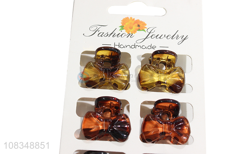 Yiwu wholesale fashion plastic hair clips hair claws for ladies