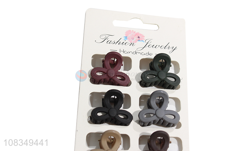 Yiwu wholesale fashion hair claws mini portable hairpins