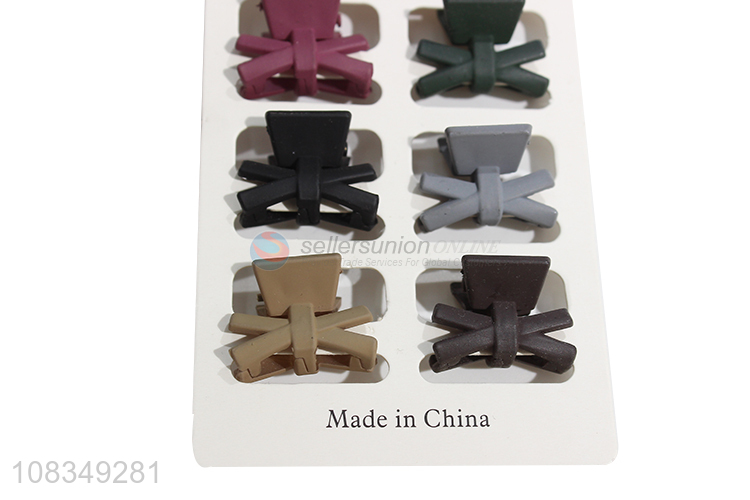 Yiwu supplier plastic hair claws ladies fashion hair clips