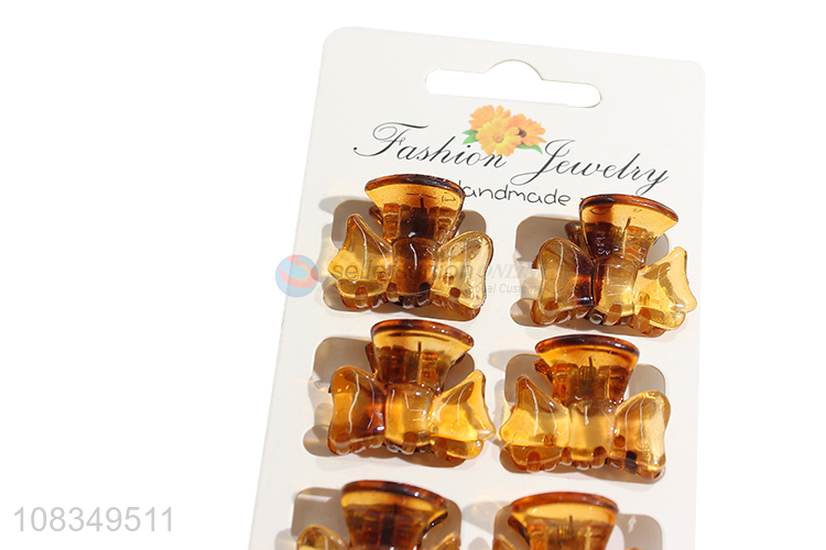 Online wholesale transparent hair claws girls elegant hairpins