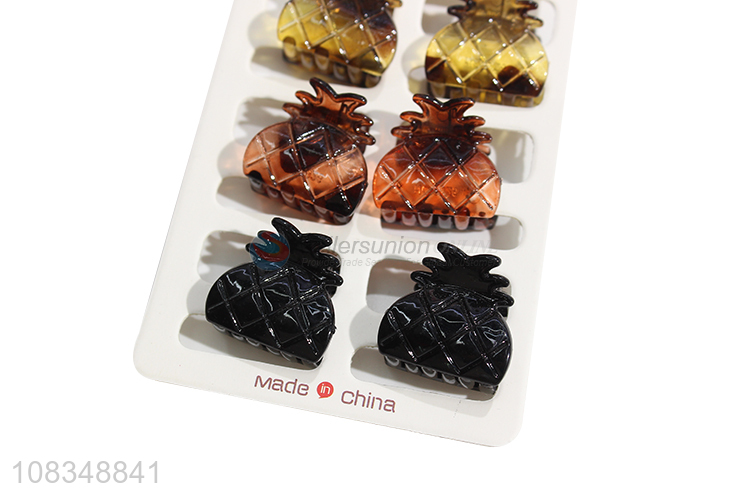 China market creative pineapple hair claws ladies hairpins