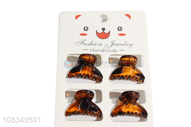 Hot sale ladies fashion hair clip simple hair claw hairpins