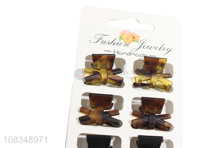 China wholesale mini hair clips ladies cute hair claws