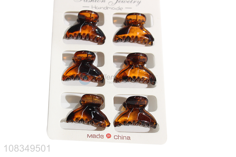 Hot sale ladies fashion hair clip simple hair claw hairpins