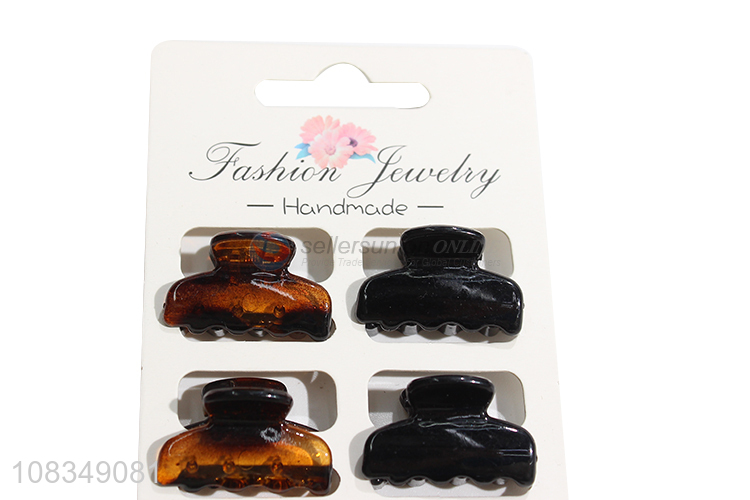 Yiwu market wholesale girls fashion hairpins plastic hair claws