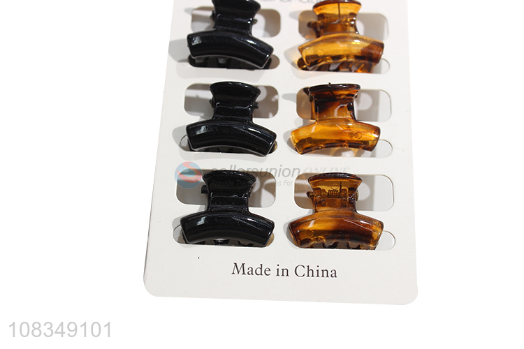 China yiwu plastic hair claws ladies fashion hair accessories