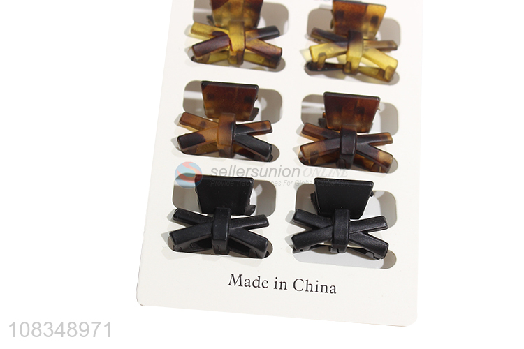 China wholesale mini hair clips ladies cute hair claws