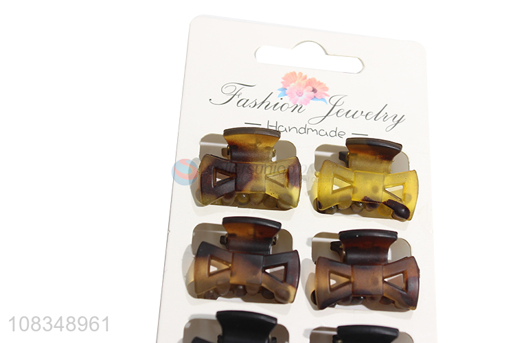 Yiwu wholesale ladies fashion hair clips plastic hair claws