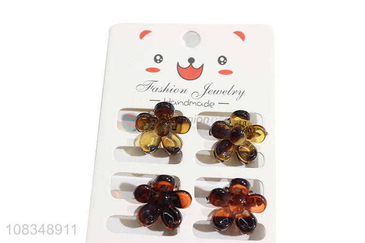 Popular products mini hair claws ladies simple hair accessories