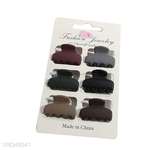Yiwu direct sale plastic hair claws fashion hairpins
