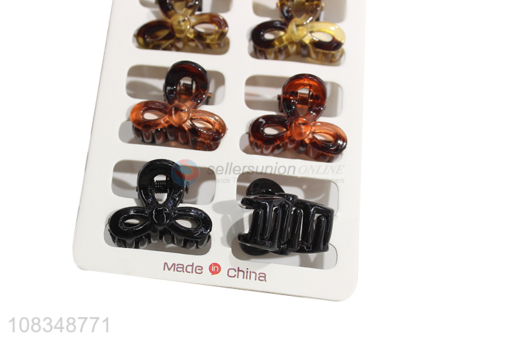 High quality plastic girls hair claws temperament hairpin