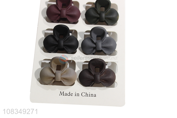 New arrival ladies fashion elegant hair claws frosted hairpins