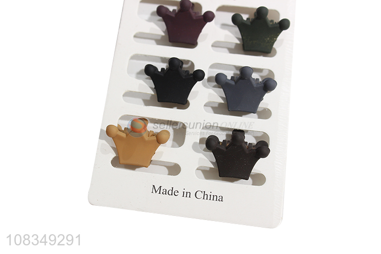 China wholesale mini crown hair clips girls cute hair claws