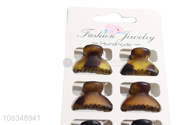 Factory wholesale fashion frosted hair claws ladies accessories