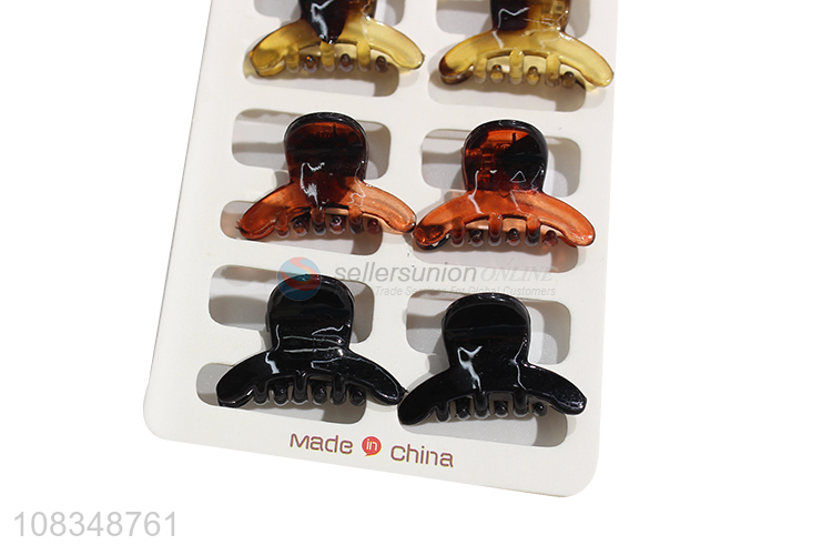 Yiwu market fashion hairpins plastic hair claws