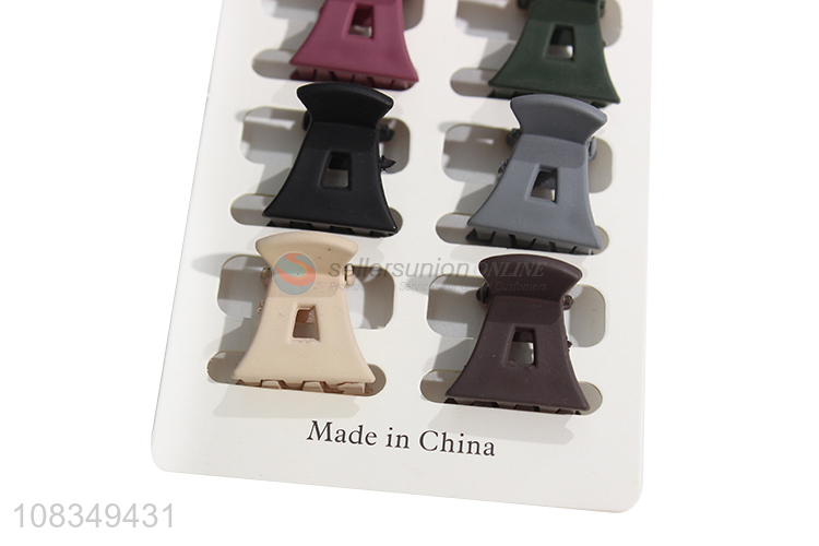High quality creative hair claws plastic hairpins for ladies
