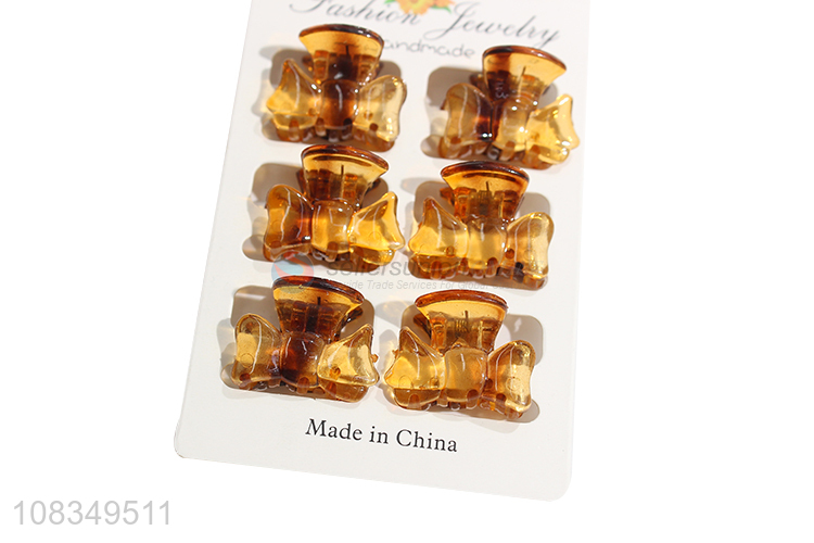 Online wholesale transparent hair claws girls elegant hairpins