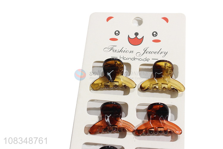 Yiwu market fashion hairpins plastic hair claws