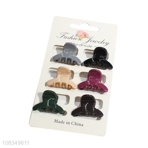 Yiwu market fashion hair accessories hair claws clips for girls