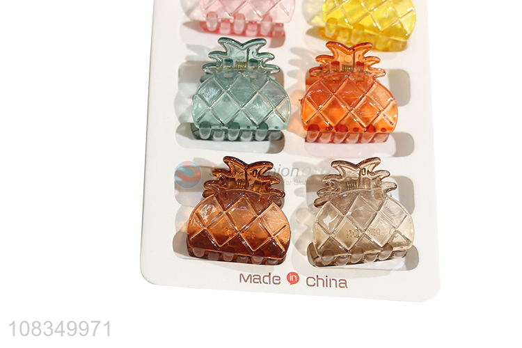 Good price pineapple shape girls hair claws clips for decoration