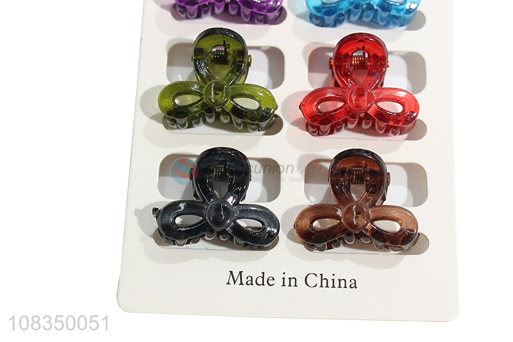 Most popular plastic women multicolor hair claws hair clips