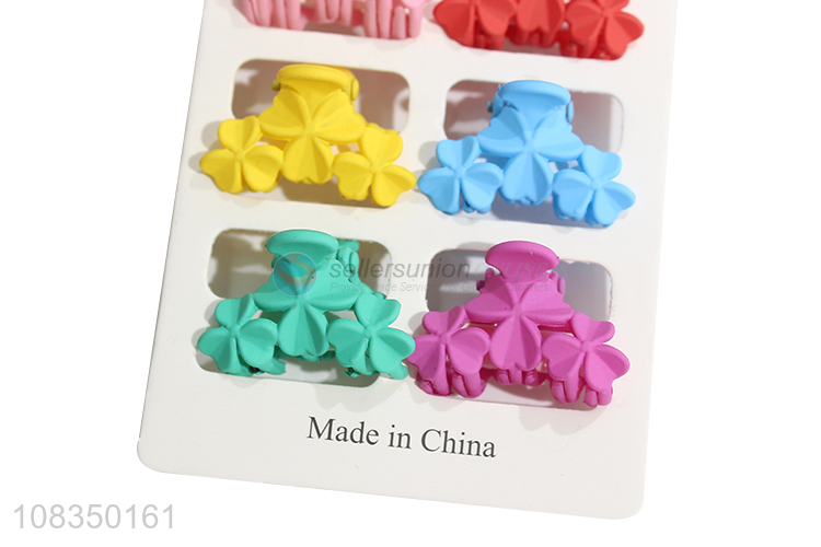 Factory supply colourful fashion girls hair claws for decoration
