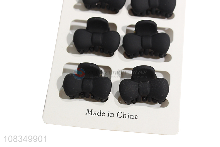 Factory supply black elegant fashion hair claws for hair decoration
