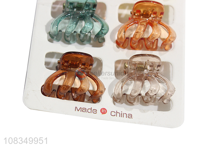 Top products multicolor plastic fashion women hair claws for sale