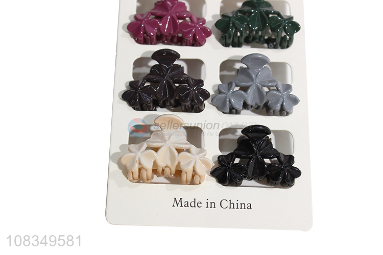 Popular products multicolor mini hair claws clips for girls