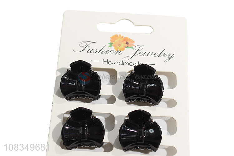 Good quality black mini hair claws clips for hair decoration