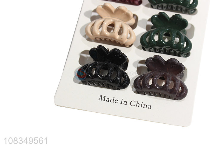 Good selling multicolor plastic fashion hair claws for women
