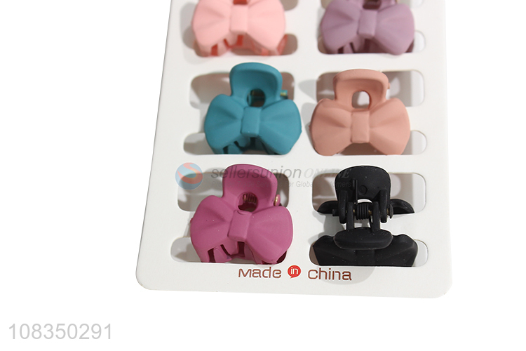 Good price bowknot shape multicolor hair claws clips for sale