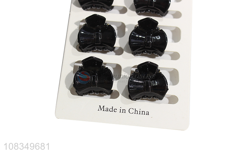 Good quality black mini hair claws clips for hair decoration