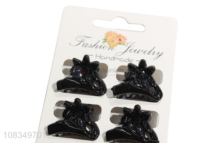 Best price black fashionable girls hair claws clips for sale