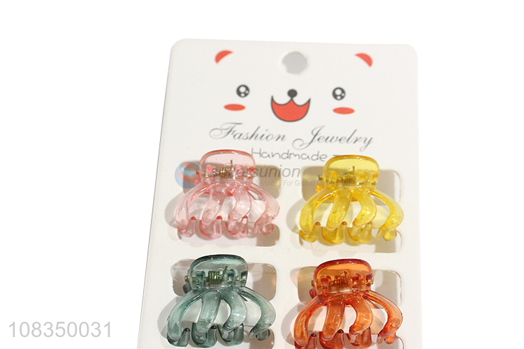 Top selling durable plastic hair claws fashion hair accessories