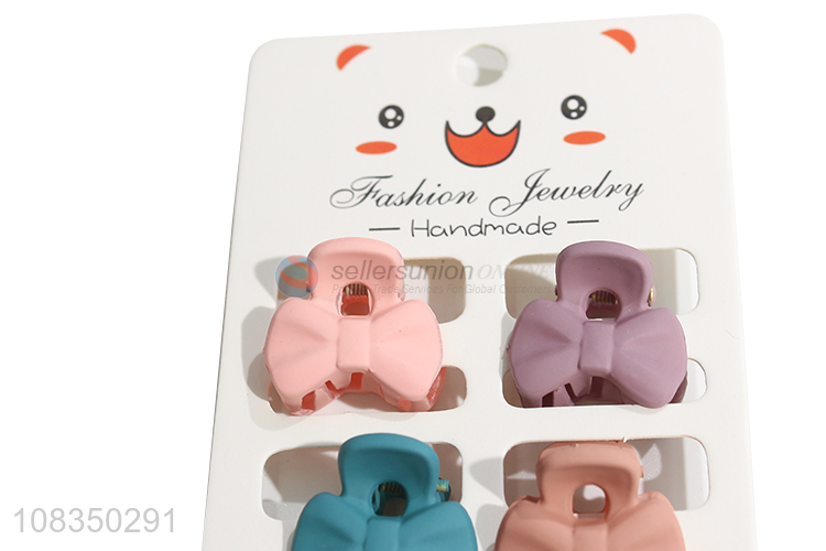 Good price bowknot shape multicolor hair claws clips for sale