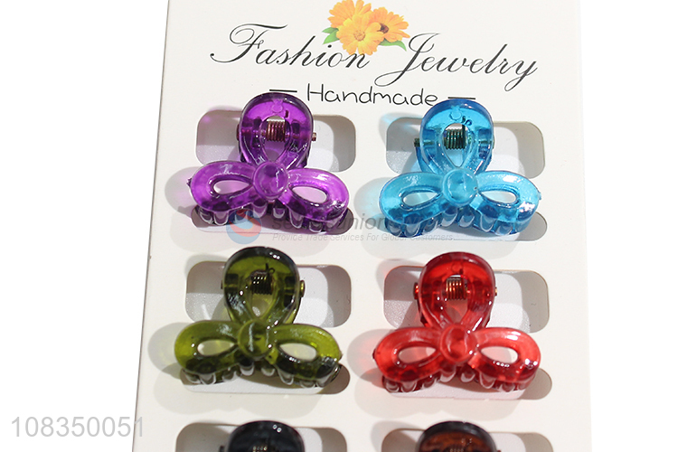 Most popular plastic women multicolor hair claws hair clips