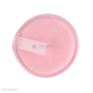 China factory pink round washable facial cleaning pads