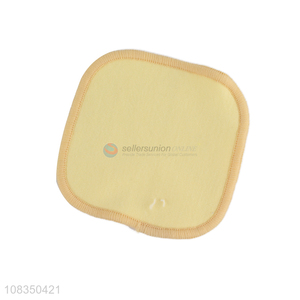 Top products square yellow makeup remover facial cleaning pads