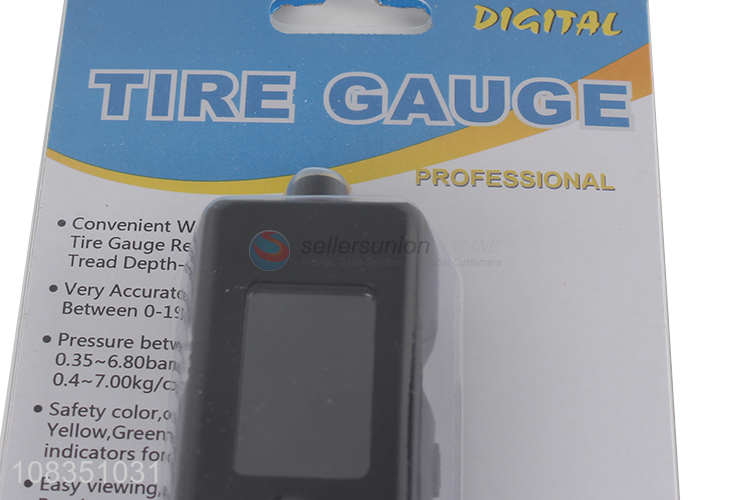 Yiwu market portable car tire pressure gauge wholesale