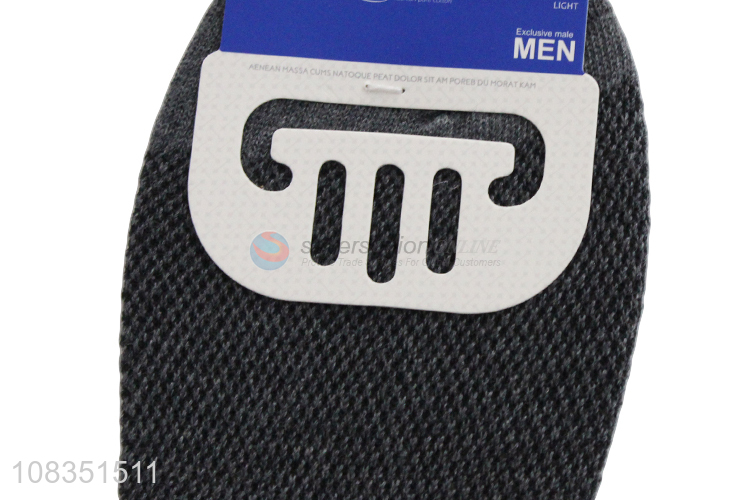 Good quality men's invisible socks non-slip cotton boat socks