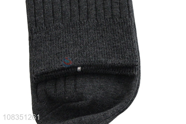 High quality winter warm lightweight cotton crew socks for men