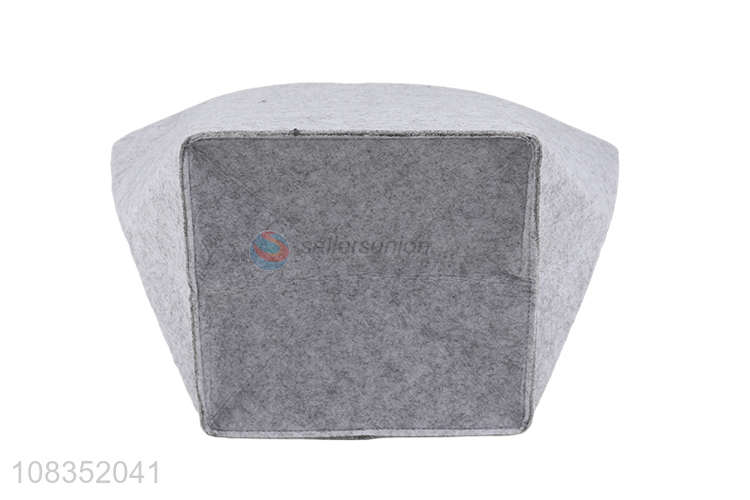 China wholesale large capacity felt storage box for household