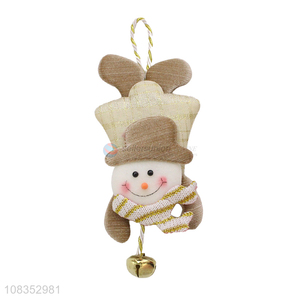 Cute Snowman <em>Christmas</em> Decorative Hanging Ornament With <em>Bell</em>