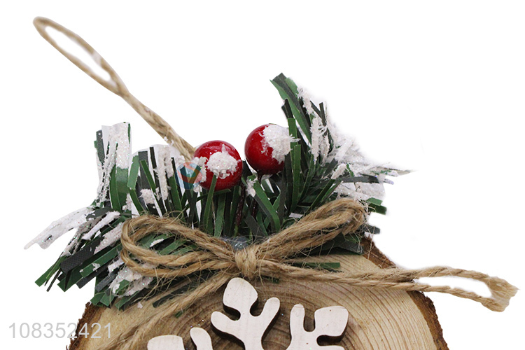 Good Sale Wood Cross Section For Christmas Decoration
