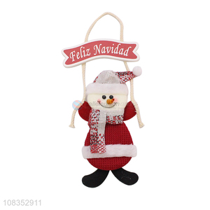 Hot Sale Snowman Hanging Ornament For Christmas Decoration