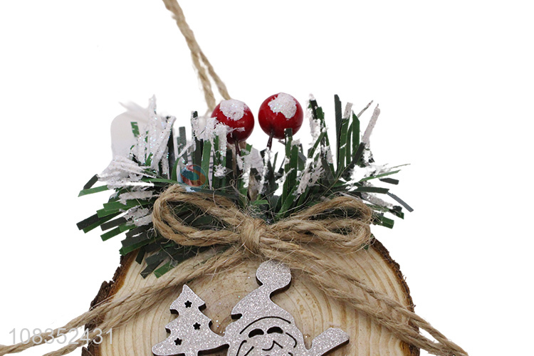 Good Price Christmas Decoration Wooden Hanging Ornament