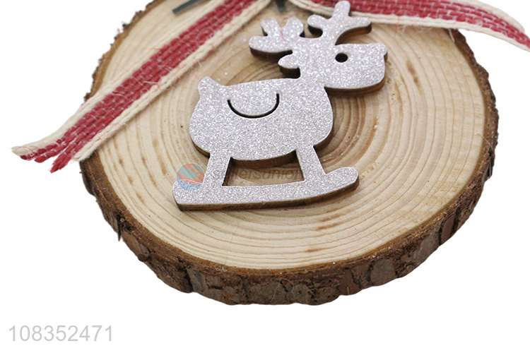 New Design Wooden Hanging Ornament For Christmas Decoration